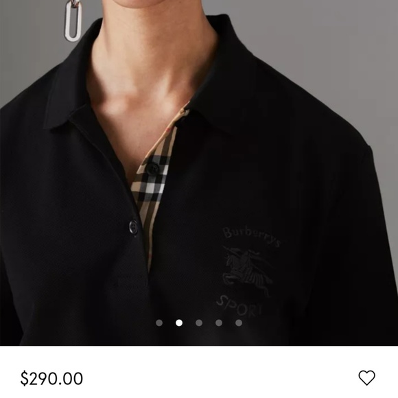 Burberry London Red Polo - Picture 8 of 8